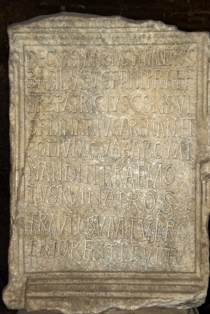 The Coliseum of Rome, commemorative stela
(c)LUCIO RUIZ PASTOR/SEBUN PHOTO