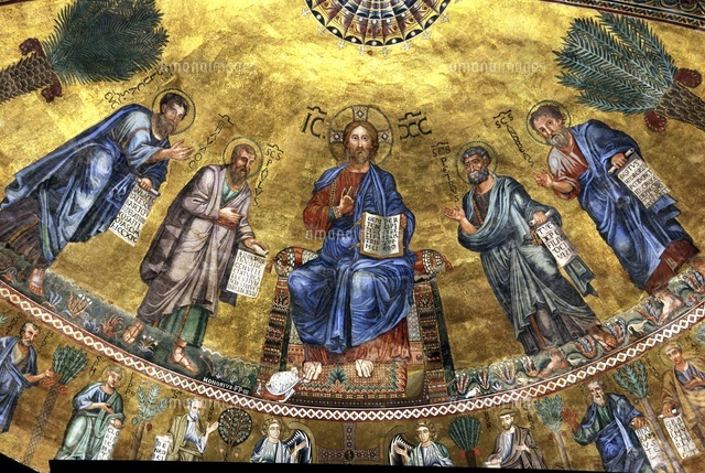 San Paolo Fuori Le Mura basilica Christ's mosaic
(c)LUCIO RUIZ PASTOR/SEBUN PHOTO