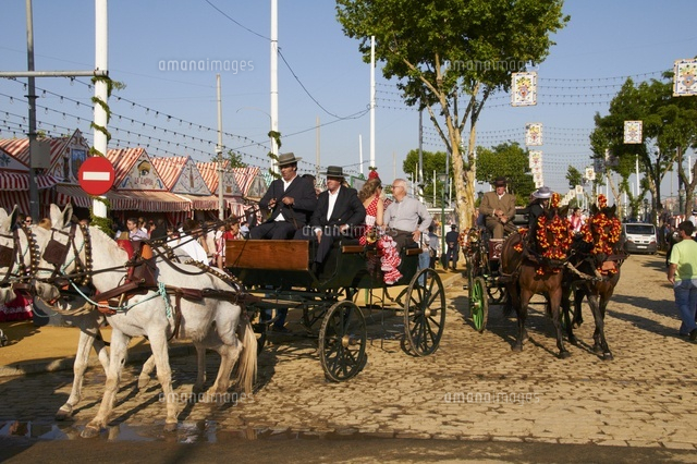 Feria de Abril (the Seville Festival) Horse carriage
(c)LUCIO RUIZ PASTOR/SEBUN PHOTO