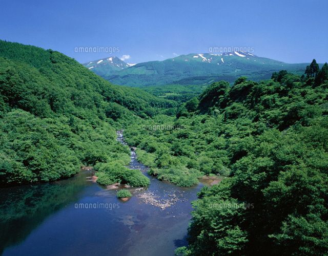 鳥海山と月光川 山形県
(c)KAZUNORI ARAKI/SEBUN PHOTO