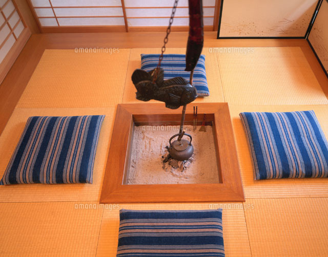 和室の囲炉裏
(c)STUDIO SATO/orion