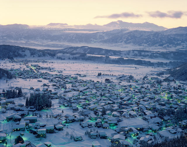 野沢温泉村の雪景色 長野県
(c)SAN HOYANO/SEBUN PHOTO