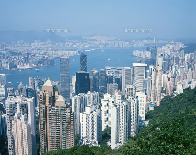ビクトリアピークからの眺め 香港 中国
(c)WEST SIDE/SEBUN PHOTO