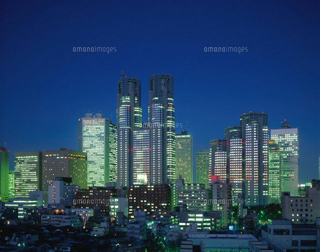 都庁と新宿の夜景 東京都
(c)TAKASHI SATO/SEBUN PHOTO