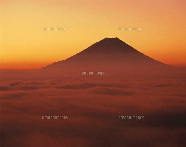 富士山の風景(オレンジ色) 櫛形山 山梨県
(c)TAKASHI SATO/SEBUN PHOTO