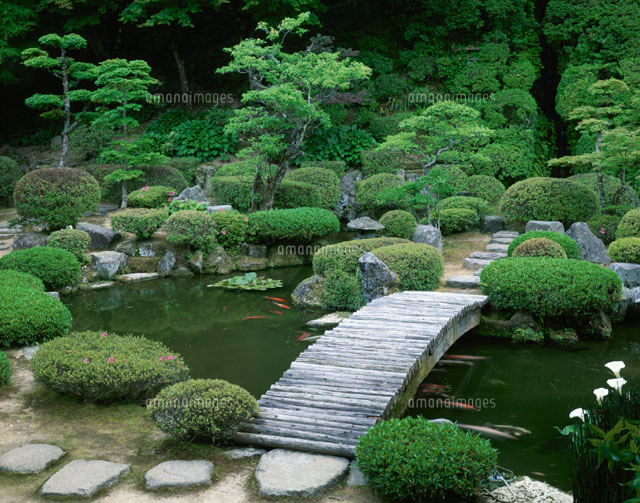 永明寺庭園の池 津和野町 島根県
(c)TAKASHI SATO/SEBUN PHOTO