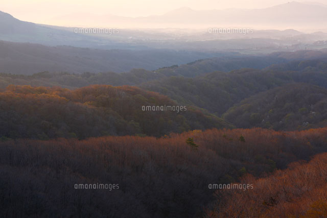 朝の山並み 蒜山高原
(c)TAKASHI SATO/SEBUN PHOTO