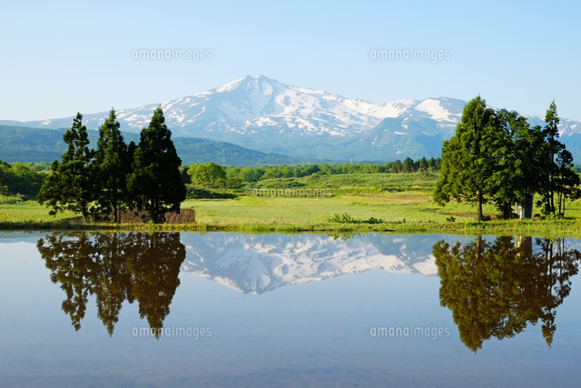 田んぼと鳥海山
(c)TAKASHI SATO/SEBUN PHOTO