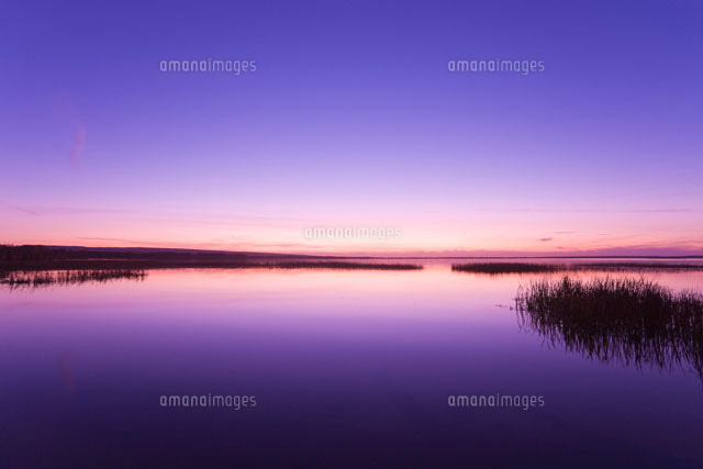 グレゴリア湖の夕景
(c)NOBUAKI SUMIDA/SEBUN PHOTO