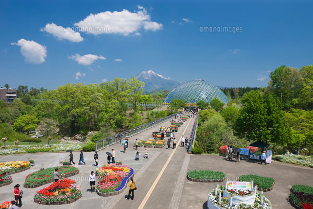 とっとり花回廊と大山
(c)NOBUAKI SUMIDA/SEBUN PHOTO