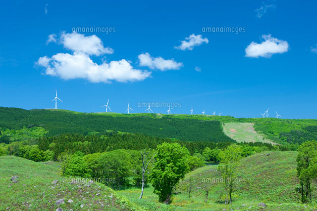 仁賀保高原と風力発電
(c)NOBUAKI SUMIDA/SEBUN PHOTO