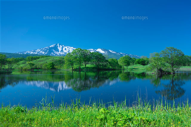 とやもり池と鳥海山
(c)NOBUAKI SUMIDA/SEBUN PHOTO