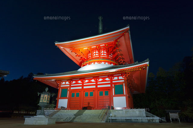 高野山の大塔のライトアップ
(c)NOBUAKI SUMIDA/SEBUN PHOTO