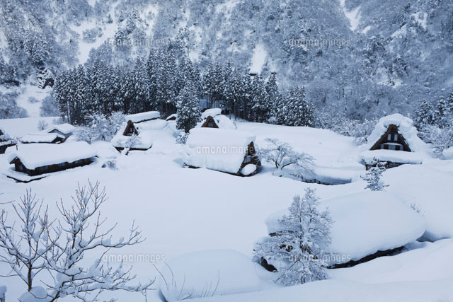 雪の五箇山合掌造
(c)NOBUAKI SUMIDA/SEBUN PHOTO