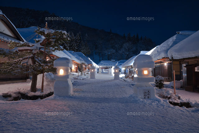 雪の大内宿雪まつり
(c)NOBUAKI SUMIDA/SEBUN PHOTO