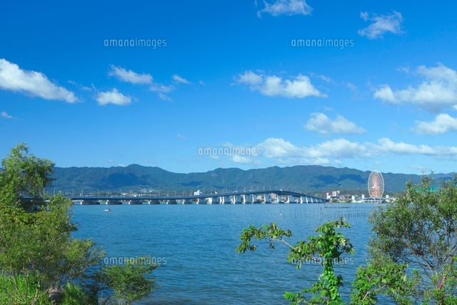 琵琶湖大橋と琵琶湖
(c)NOBUAKI SUMIDA/SEBUN PHOTO