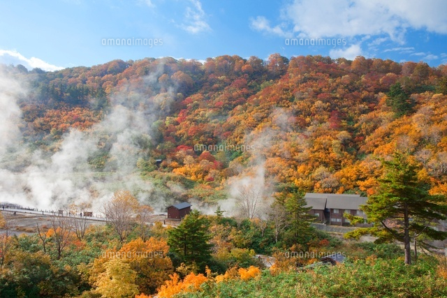 紅葉の玉川温泉
(c)NOBUAKI SUMIDA/SEBUN PHOTO