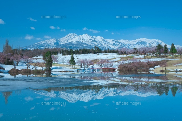 雪の妙高山と松ヶ峯
(c)NOBUAKI SUMIDA/SEBUN PHOTO