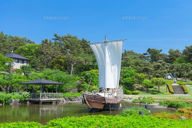 日和山公園の千石船
(c)NOBUAKI SUMIDA/SEBUN PHOTO
