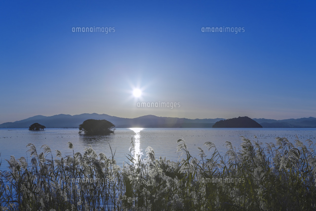 琵琶湖の夕日とヨシ
(c)NOBUAKI SUMIDA/SEBUN PHOTO