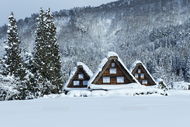 白川郷と雪
(c)NOBUAKI SUMIDA/SEBUN PHOTO
