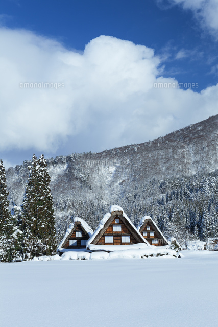 白川郷と雪
(c)NOBUAKI SUMIDA/SEBUN PHOTO