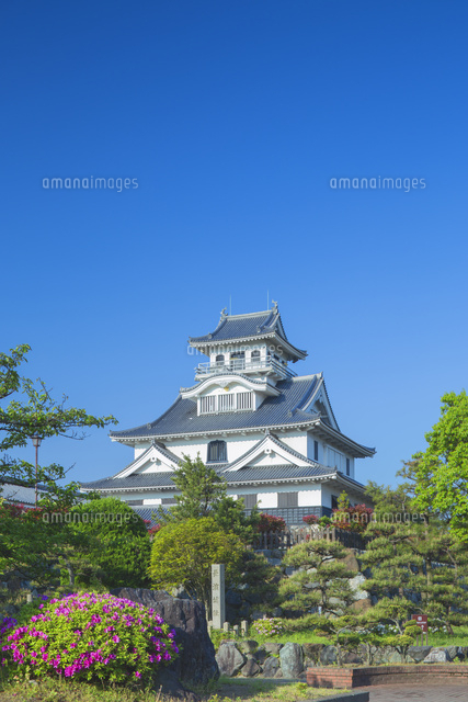 新緑とツツジの長浜城
(c)NOBUAKI SUMIDA/SEBUN PHOTO