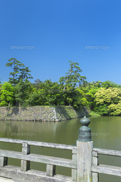 新緑の松江城と堀川
(c)NOBUAKI SUMIDA/SEBUN PHOTO