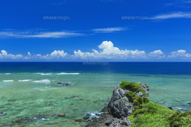 積乱雲とサンゴ礁と海
(c)NOBUAKI SUMIDA/SEBUN PHOTO