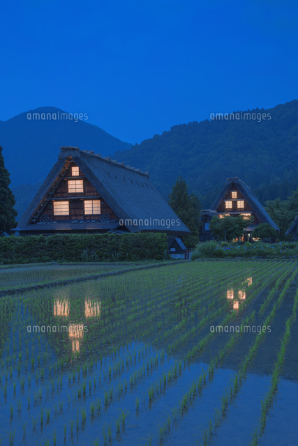 白川郷の夕景
(c)NOBUAKI SUMIDA/SEBUN PHOTO