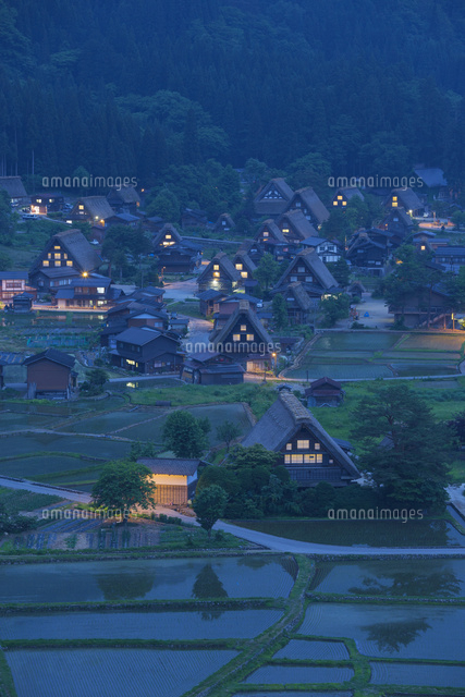 白川郷の夕景
(c)NOBUAKI SUMIDA/SEBUN PHOTO