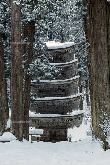雪の羽黒山五重塔
(c)NOBUAKI SUMIDA/SEBUN PHOTO