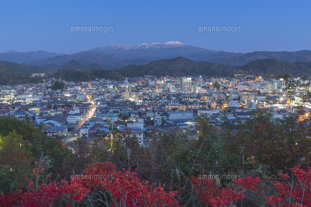 高山市街と乗鞍岳の夕景
(c)NOBUAKI SUMIDA/SEBUN PHOTO