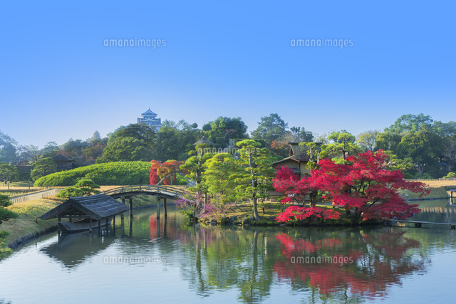 秋の後楽園と岡山城
(c)NOBUAKI SUMIDA/SEBUN PHOTO