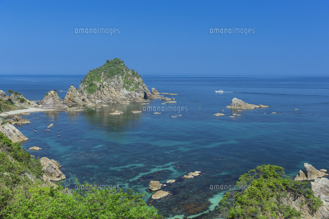 城原海岸と遊覧船
(c)NOBUAKI SUMIDA/SEBUN PHOTO