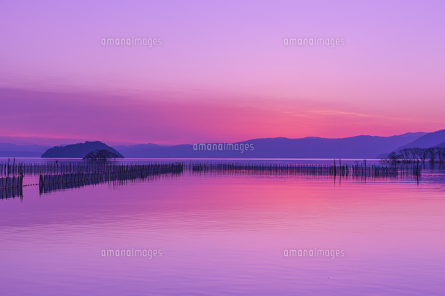 琵琶湖の夕景
(c)NOBUAKI SUMIDA/SEBUN PHOTO