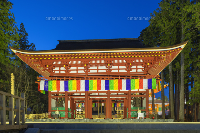 高野山中門のライトアップ
(c)NOBUAKI SUMIDA/SEBUN PHOTO