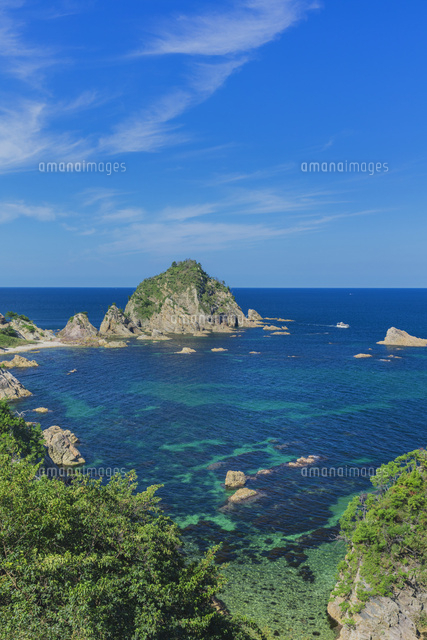 城原海岸と遊覧船
(c)NOBUAKI SUMIDA/SEBUN PHOTO