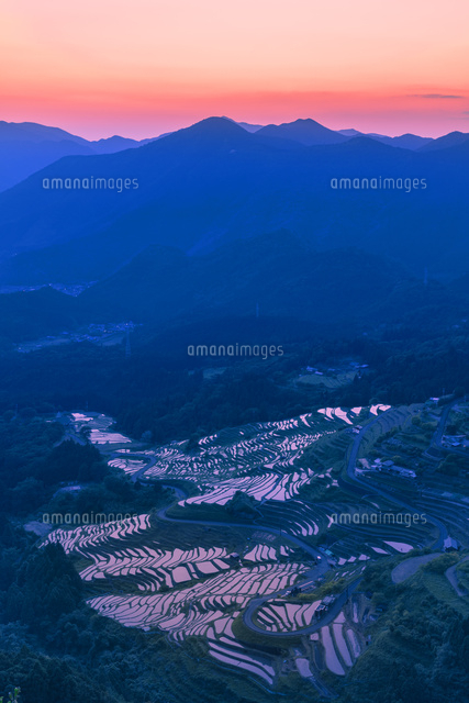 丸山千枚田の夕景
(c)NOBUAKI SUMIDA/SEBUN PHOTO
