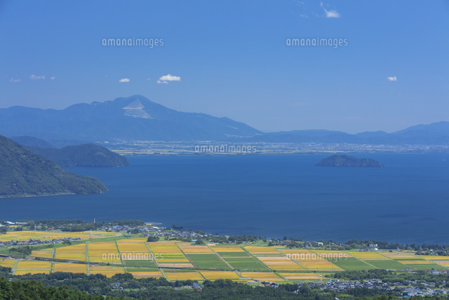 田園風景と琵琶湖
(c)NOBUAKI SUMIDA/SEBUN PHOTO