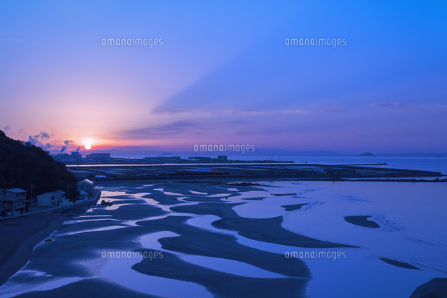 新舞子浜の干潟と朝日
(c)NOBUAKI SUMIDA/SEBUN PHOTO
