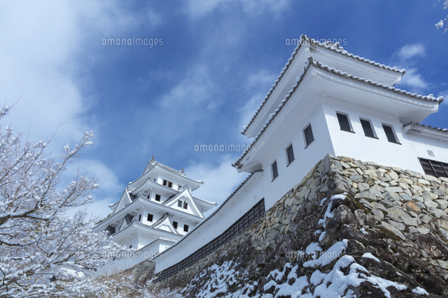 雪景色の郡上八幡城
(c)NOBUAKI SUMIDA/SEBUN PHOTO