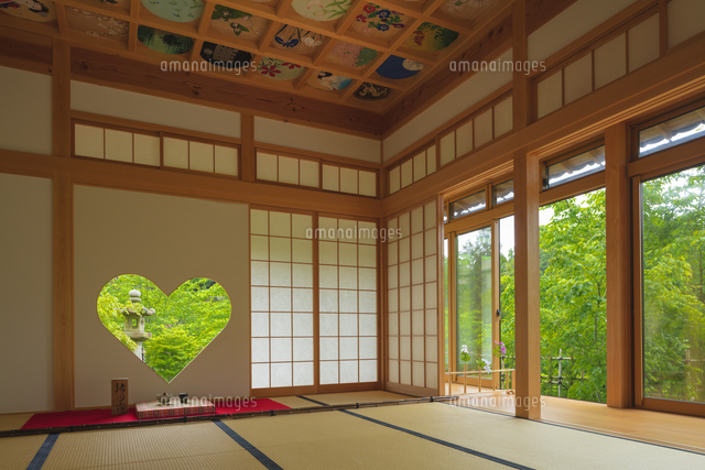 正寿院(しょうじゅいん)のハートの窓
(c)NOBUAKI SUMIDA/SEBUN PHOTO