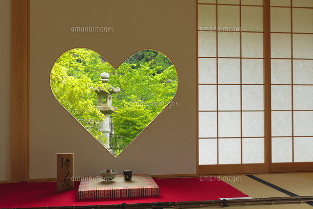 正寿院(しょうじゅいん)のハートの窓
(c)NOBUAKI SUMIDA/SEBUN PHOTO