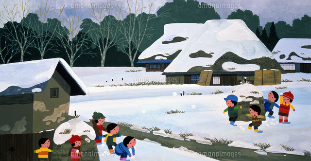 最高のイラスト画像 ベスト雪合戦 雪 遊び イラスト