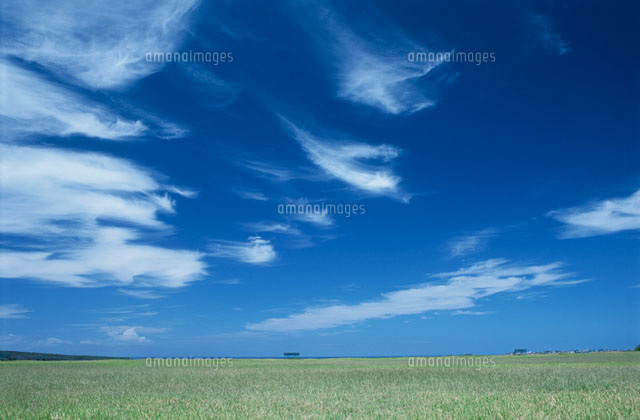 大地と青空と雲 02372000495 の写真素材 イラスト素材 アマナイメージズ