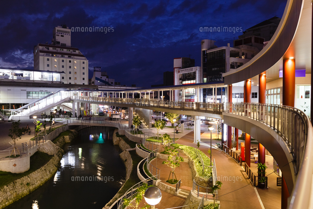 Naha City Center at Night, Okinawa Island, Okinawa Prefecture, Japan
(c)R. Ian Lloyd/Masterfile