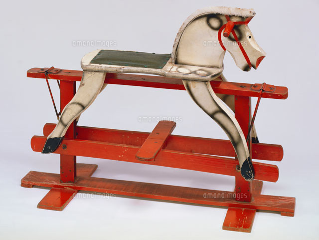 mid century rocking horse