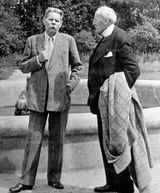 マクシム ゴーリキーとロマン ロラン の写真素材 イラスト素材 アマナイメージズ