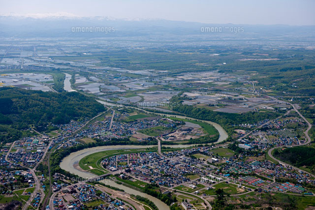 空知川と赤平市
(c)YOICHI TSUKIOKA/SEBUN PHOTO